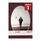 Dark Red Suede Mat Board for 24x36 Frames - Oval Opening for 20x30 Photos